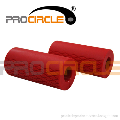 Dumbbell & Barbell Thick Handle Adapter Rubber Hand Grips
